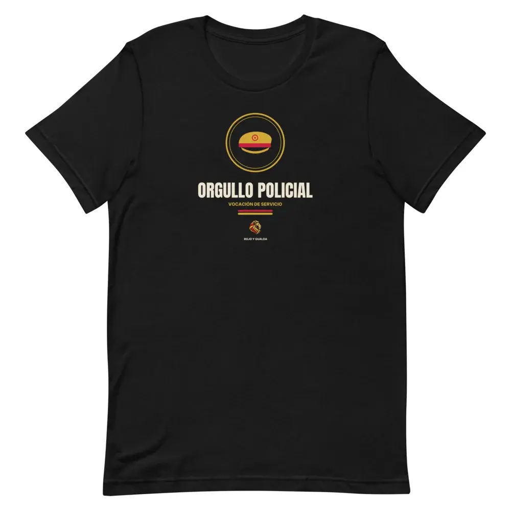 Orgullo Policial — Camiseta — Black — Front