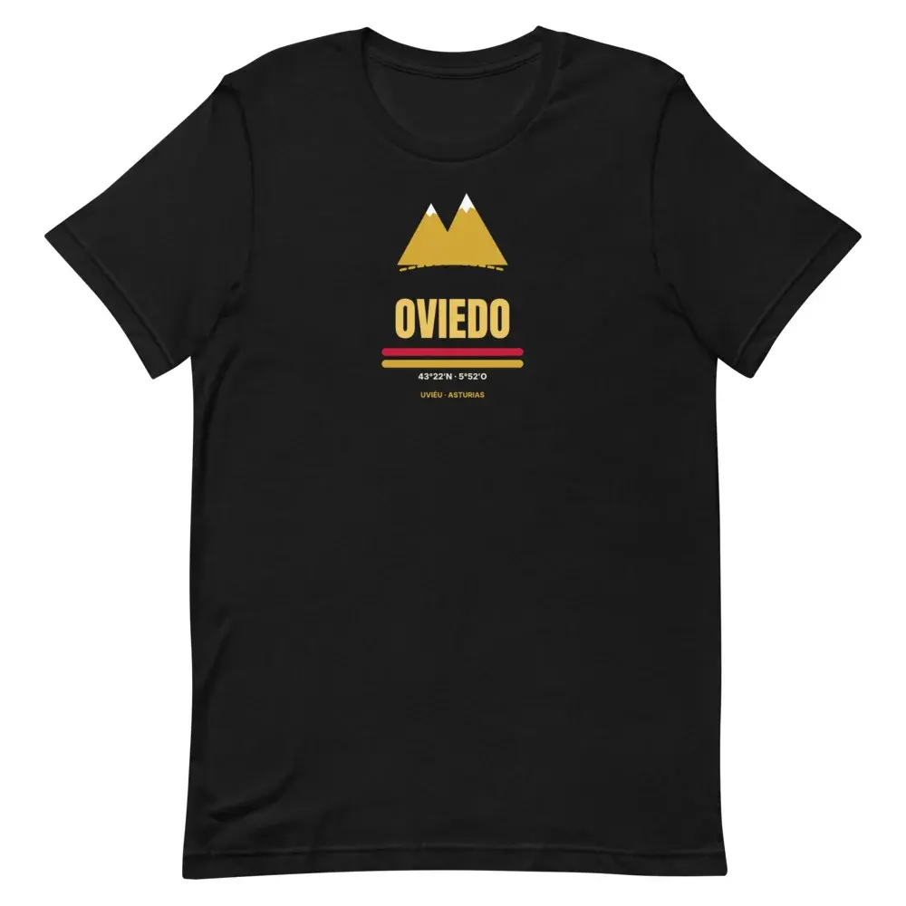 Oviedo — Camiseta — Black — Front