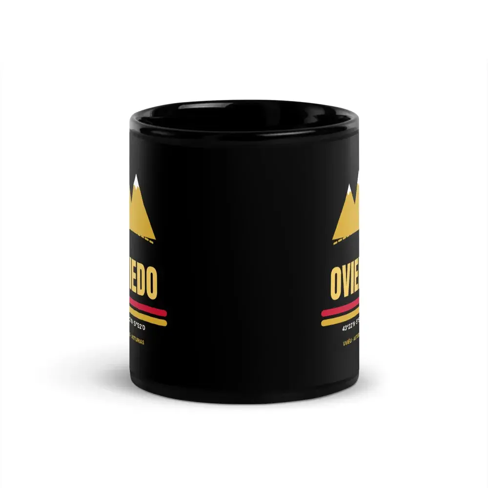 Oviedo — Taza — Black — Front