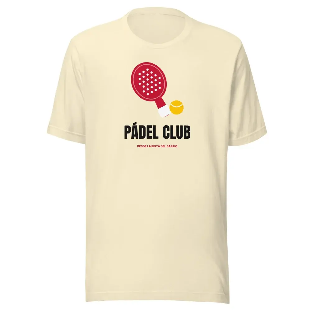 Pádel Club — Camiseta — Natural