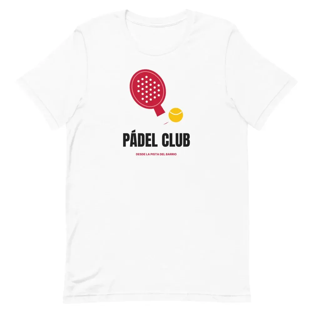 Pádel Club — Camiseta — White — Front