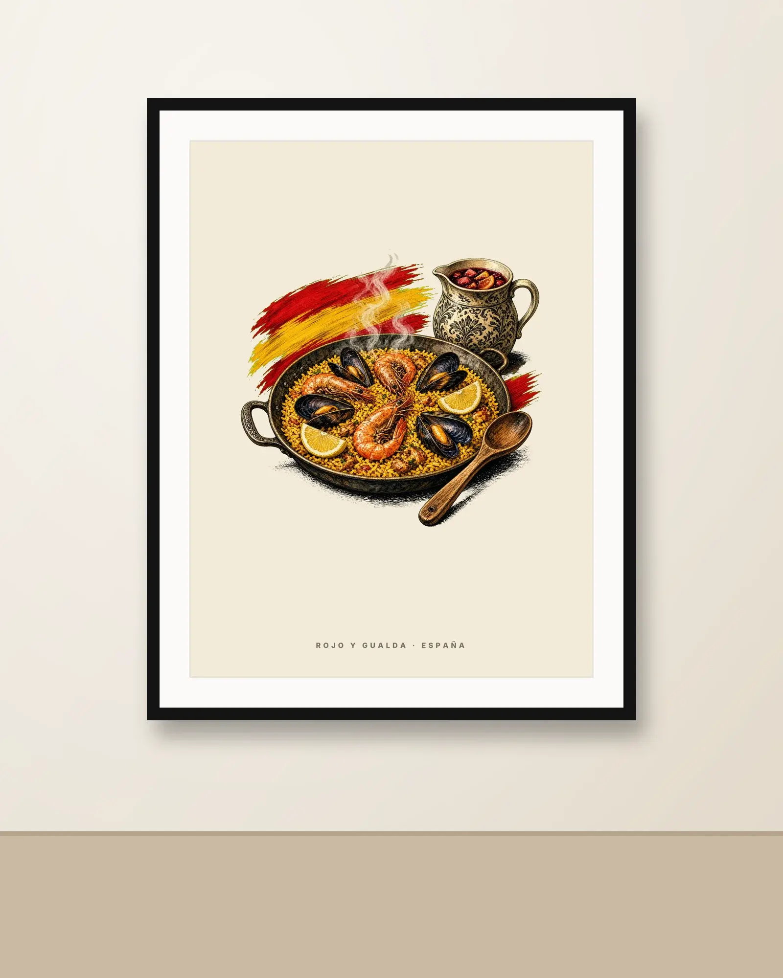 Paella de Domingo · Arte — Póster
