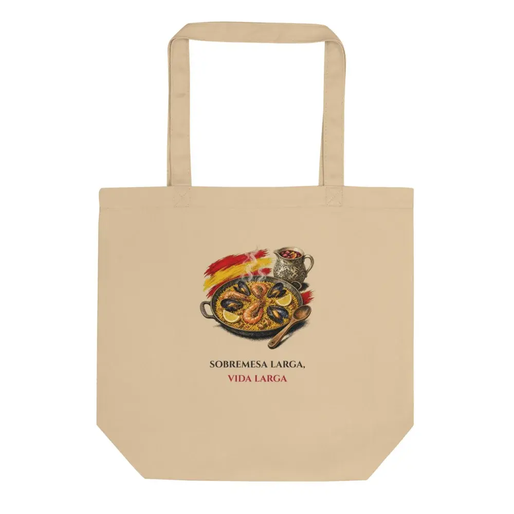 Paella de Domingo · Frase — Bolsa tote — Oyster