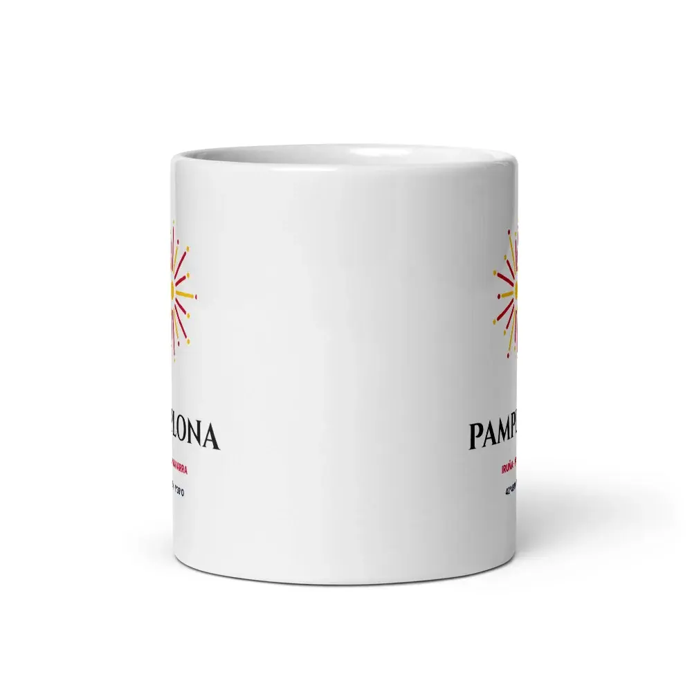 Pamplona — Taza — White — Front view