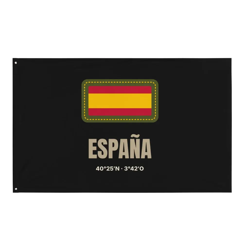 Parche España — Bandera — White