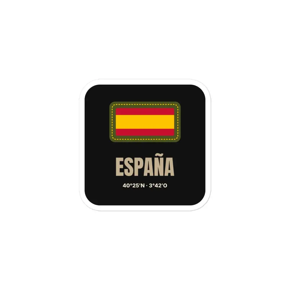 Parche España — Pegatina — White
