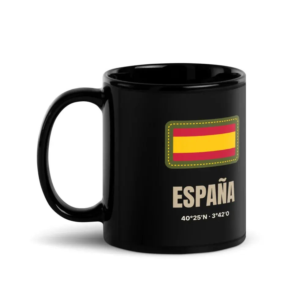 Parche España — Taza — Black