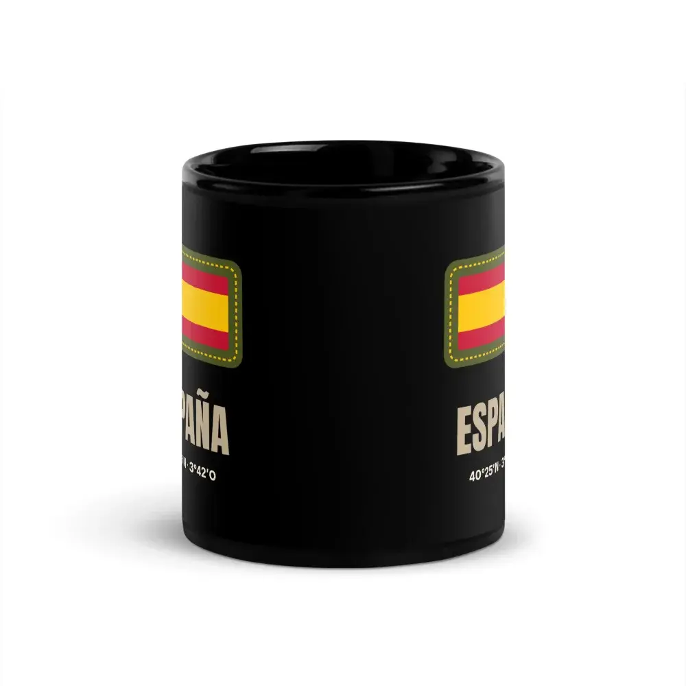 Parche España — Taza — Black — Front