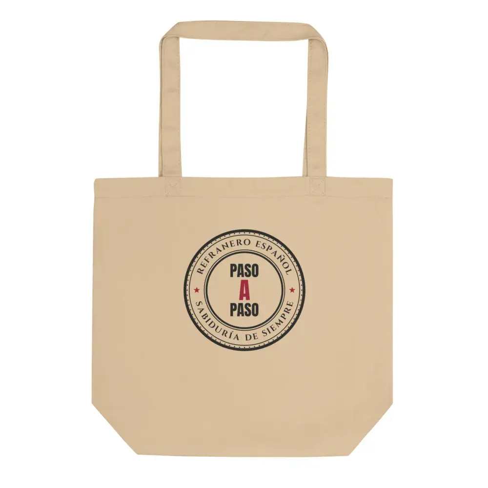«Paso a paso» — Bolsa tote — Oyster