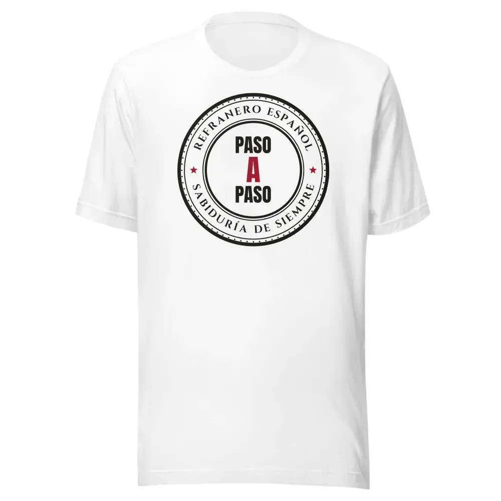 «Paso a paso» — Camiseta — White