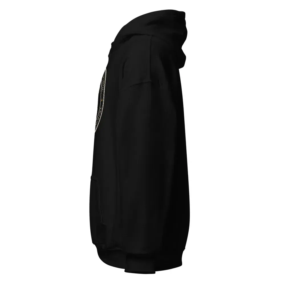 «Paso a paso» · Noche — Sudadera con capucha — Black — Left