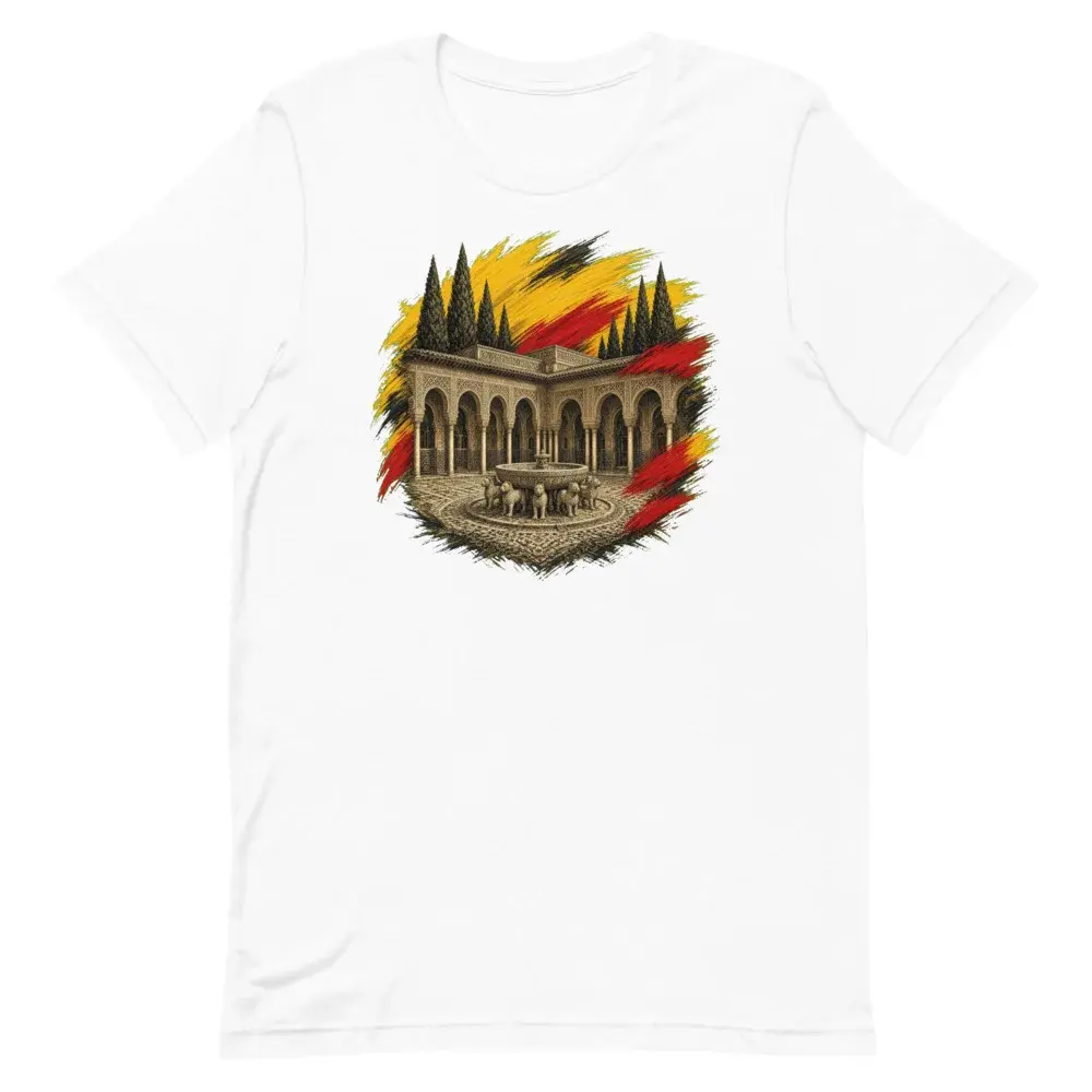 Patio de los Leones · Arte — Camiseta — White — Front