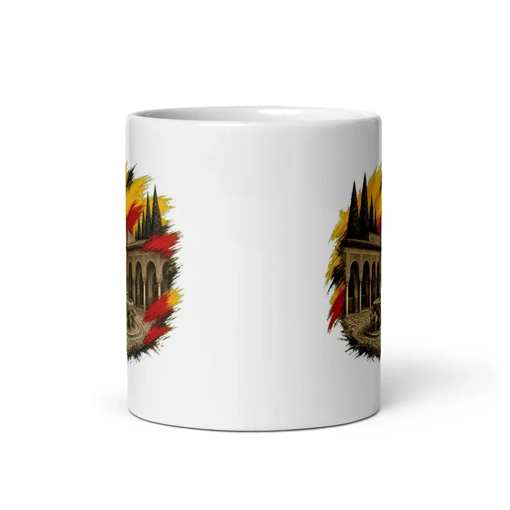 Patio de los Leones · Arte — Taza — White — Front view