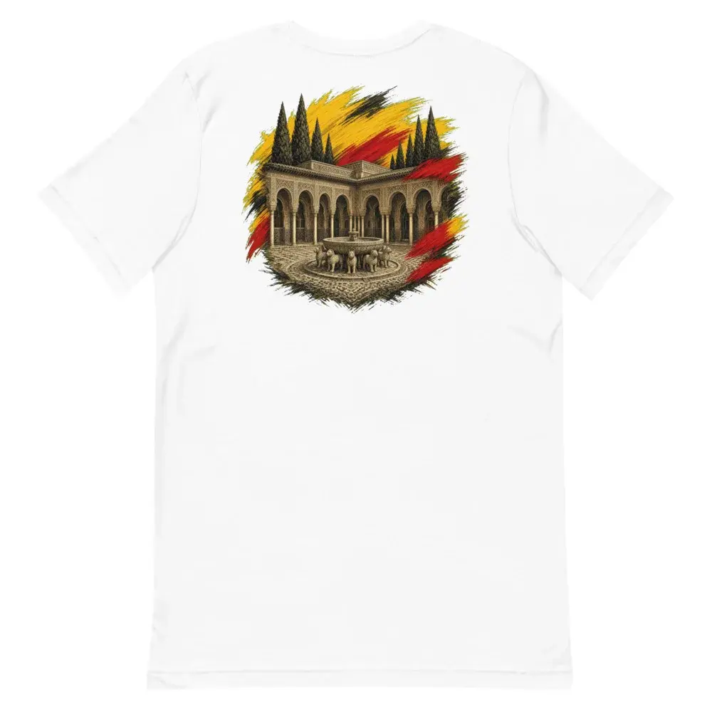 Patio de los Leones · Doble cara — Camiseta — White — Back
