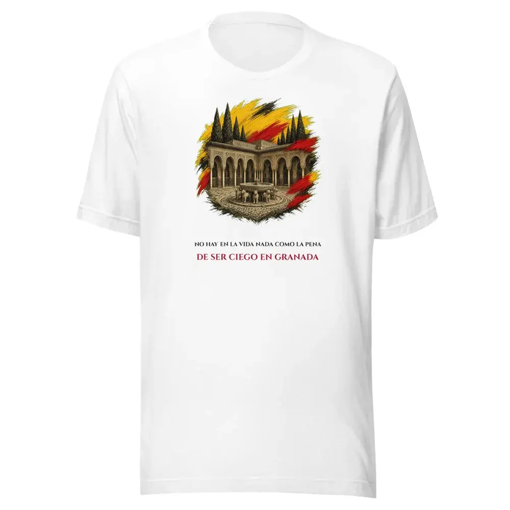 Patio de los Leones · Frase — Camiseta — White