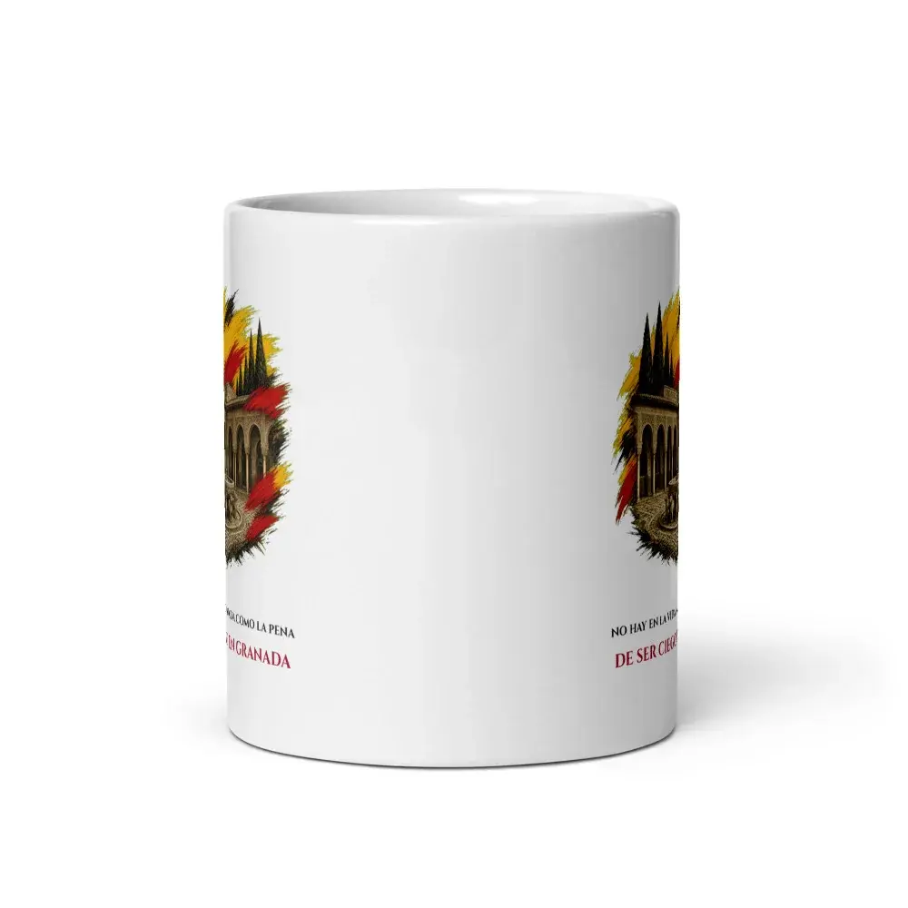 Patio de los Leones · Frase — Taza — White — Front view