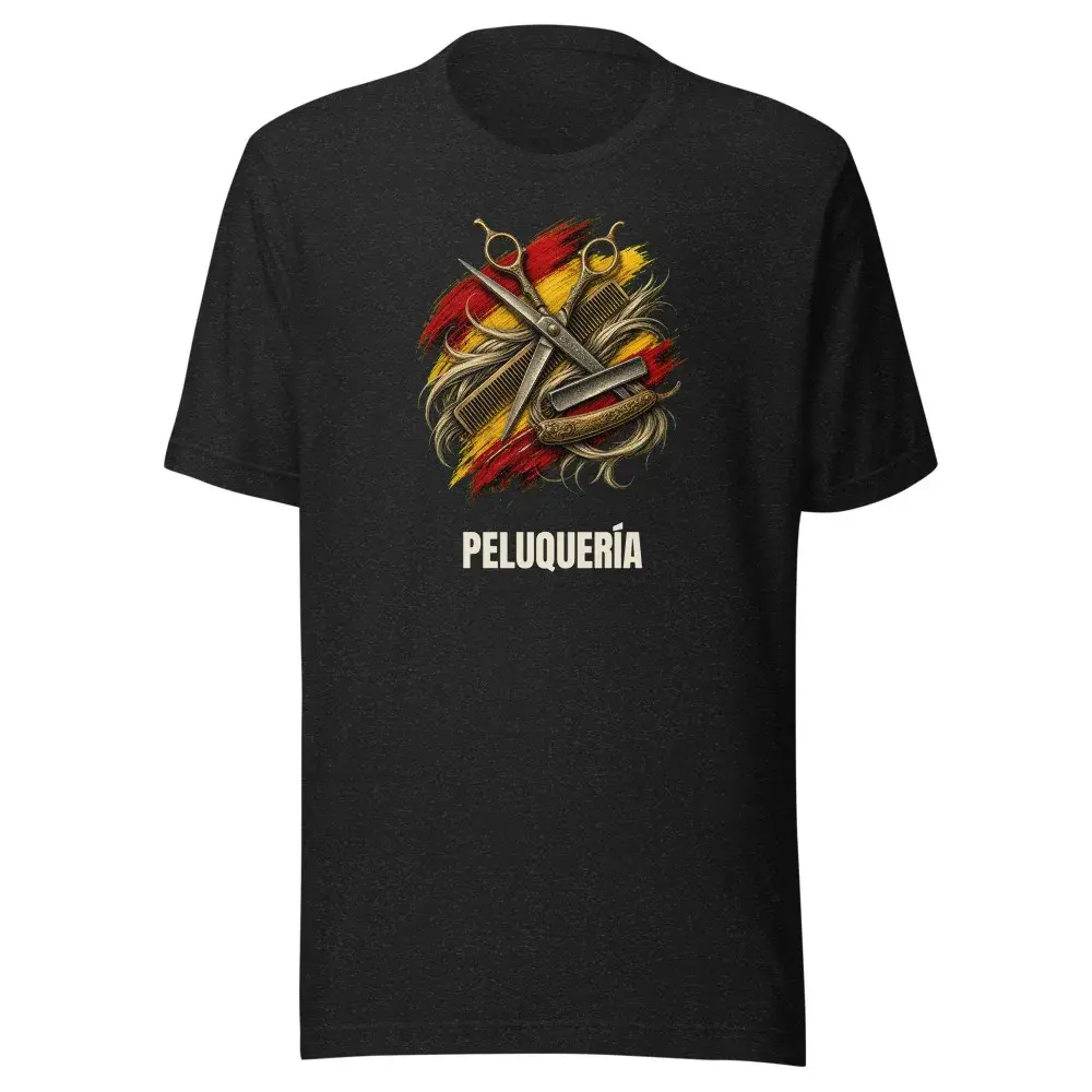 Peluquería · Arte — Camiseta — Black Heather