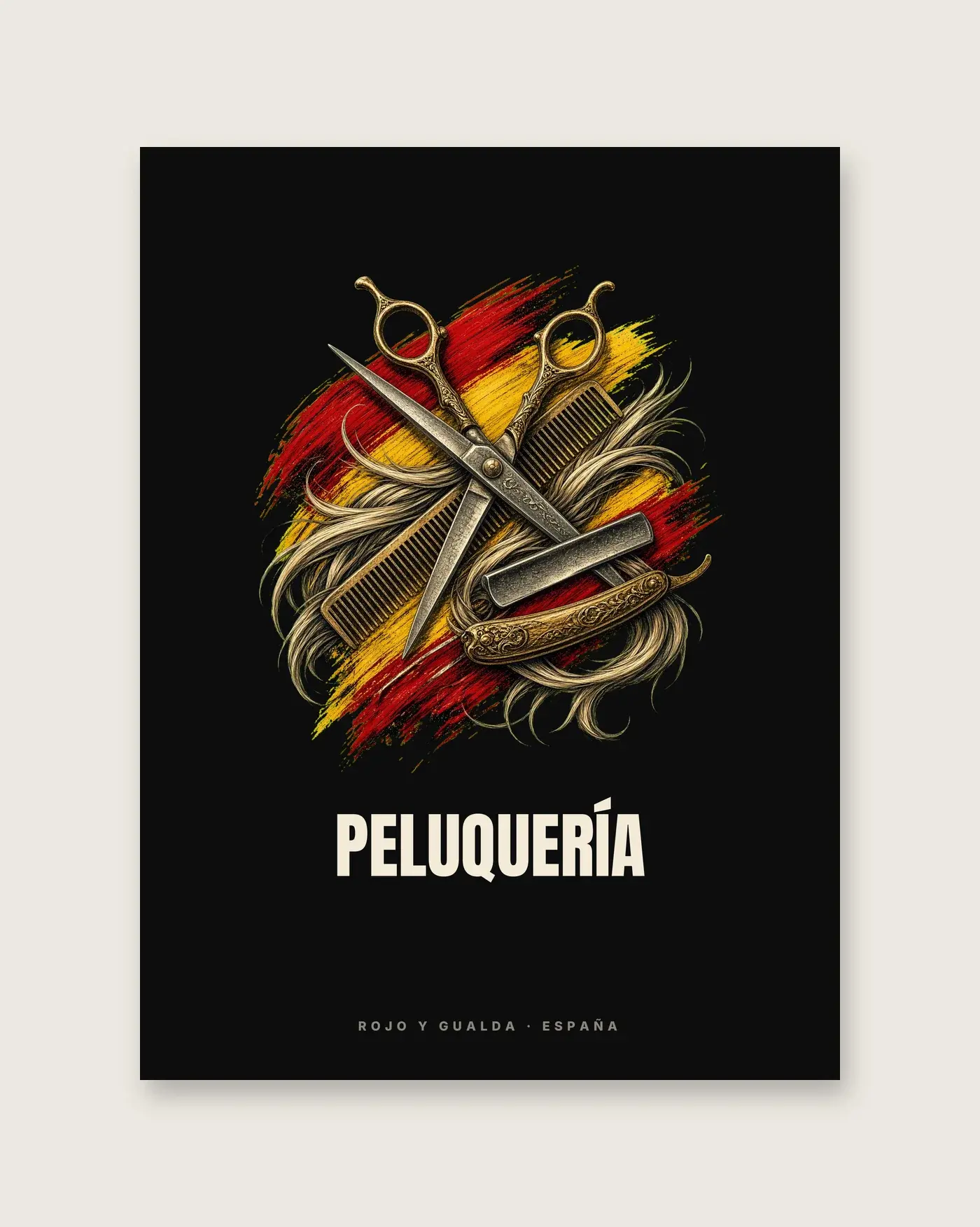 Peluquería · Arte — Póster — detalle