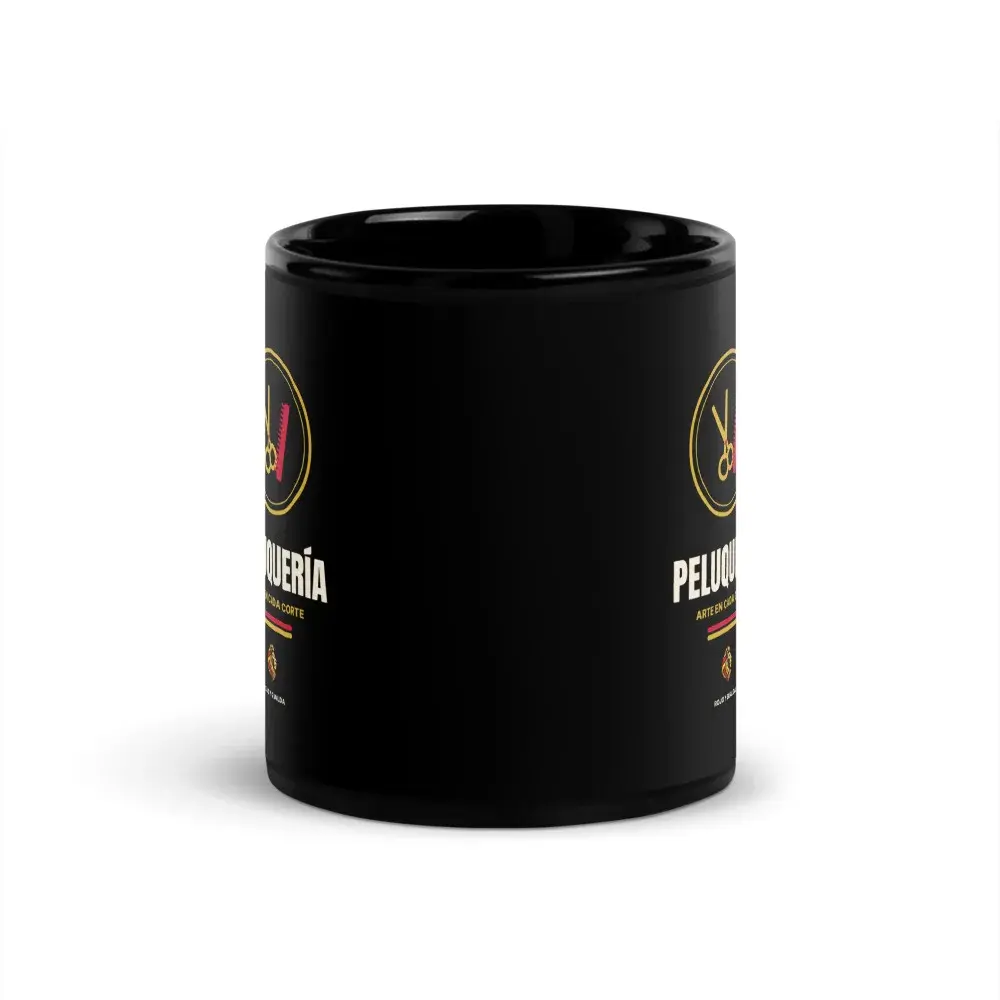 Peluquería — Taza — Black — Front