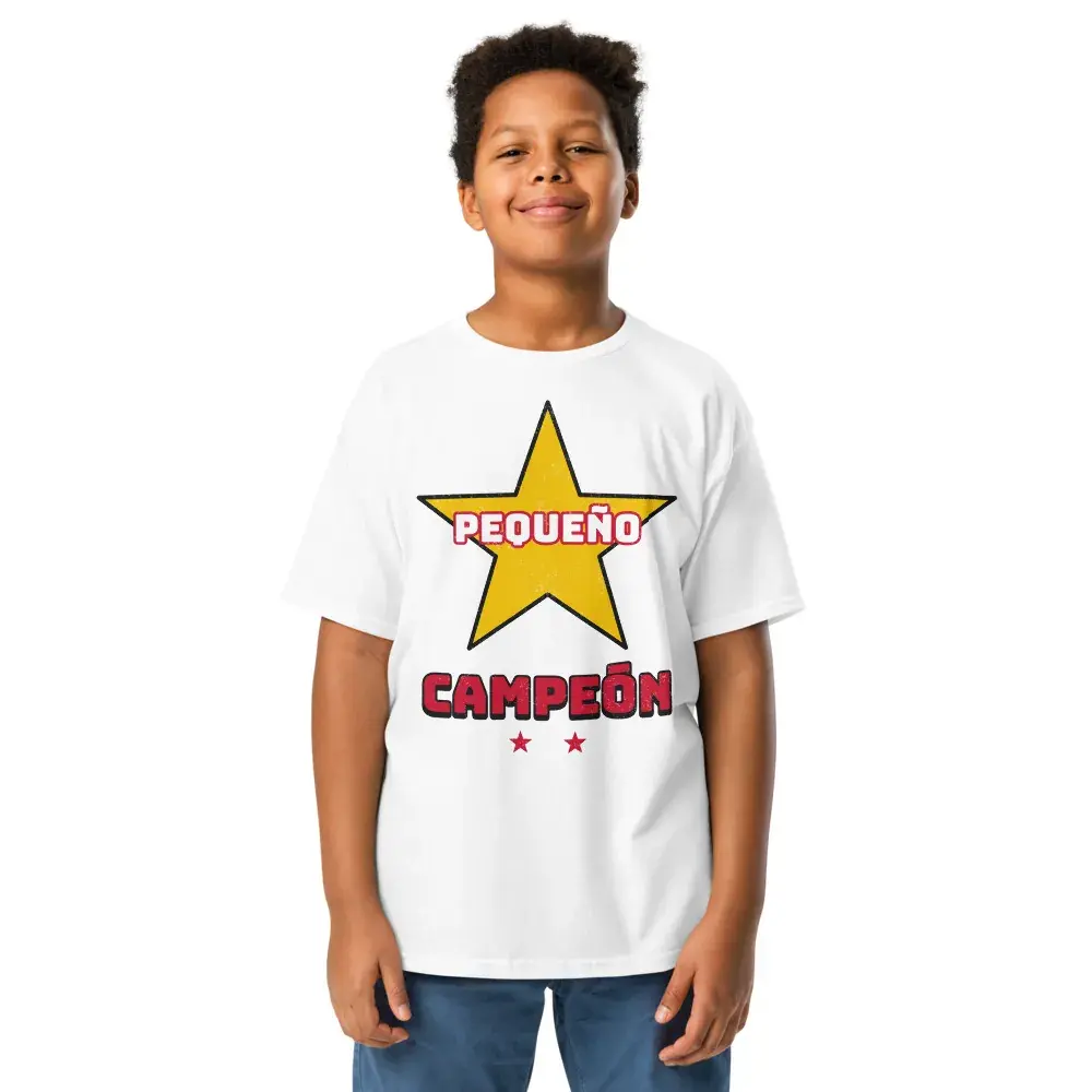 Pequeño Campeón · Día — Camiseta infantil — White