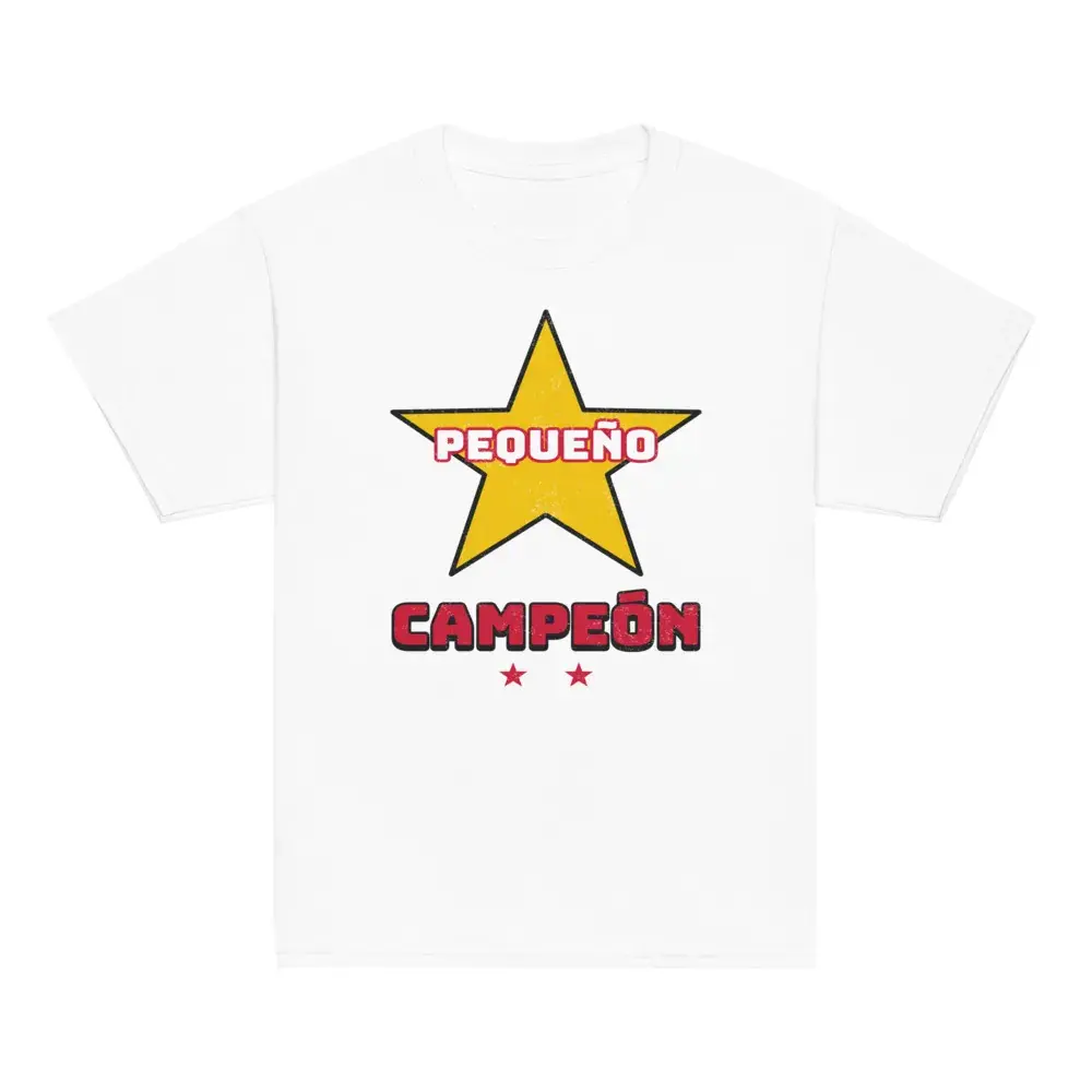 Pequeño Campeón · Día — Camiseta infantil — White — Front