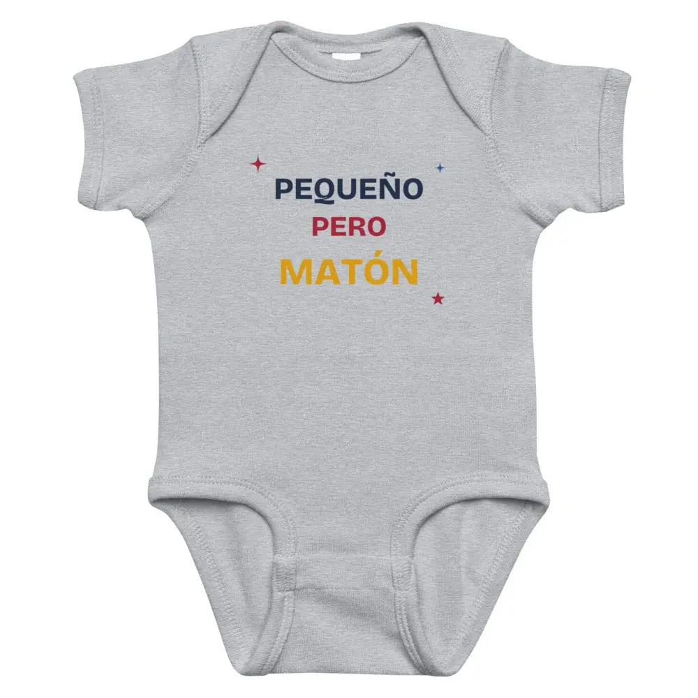 «Pequeño pero matón» — Body de bebé