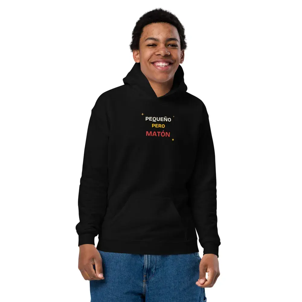 «Pequeño pero matón» · Noche — Sudadera infantil