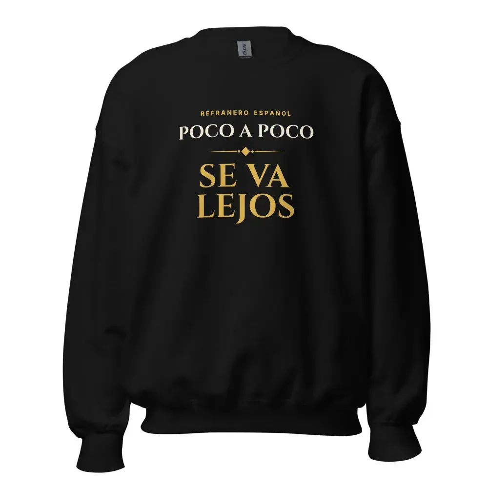 «Poco a poco se va lejos» · Noche — Sudadera