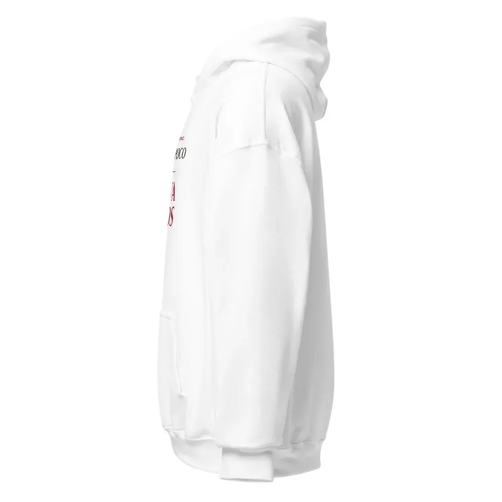 «Poco a poco se va lejos» — Sudadera con capucha — White — Left