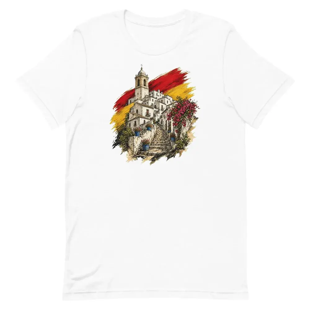 Pueblo Blanco · Arte — Camiseta — White — Front