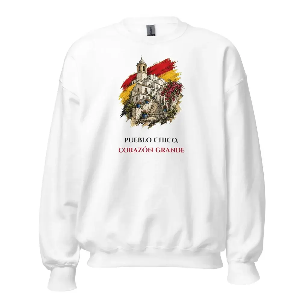 Pueblo Blanco · Frase — Sudadera — White