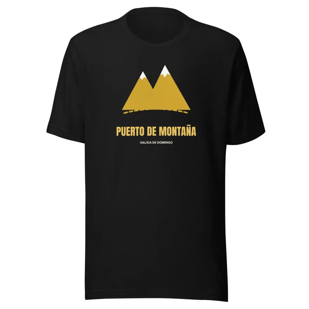 Puerto de Montaña — Camiseta — Black