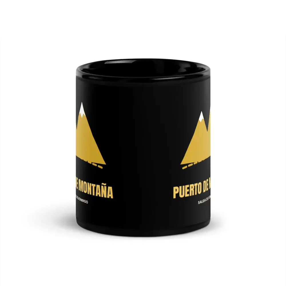 Puerto de Montaña — Taza — Black — Front