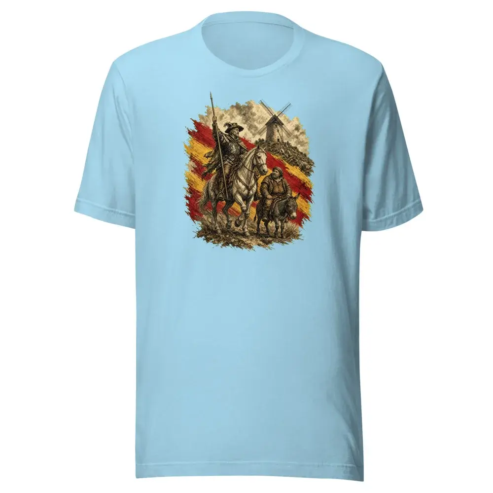 Quijote y Sancho · Arte — Camiseta — Ocean Blue