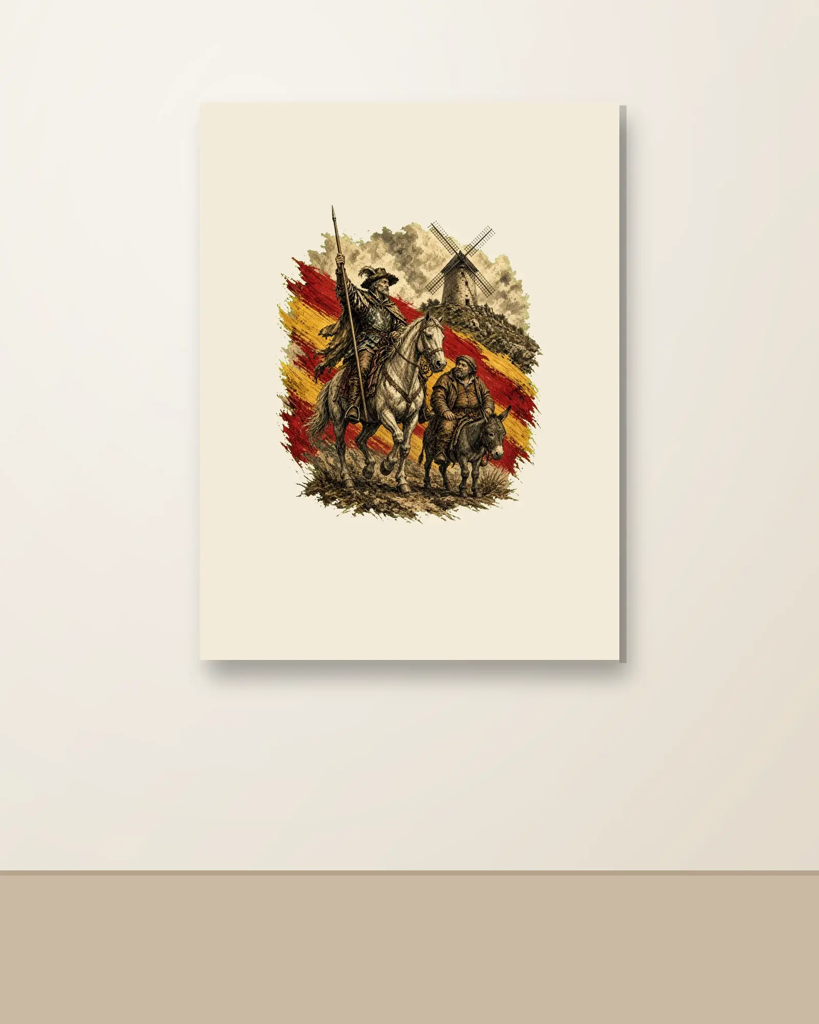 Quijote y Sancho · Arte — Lienzo
