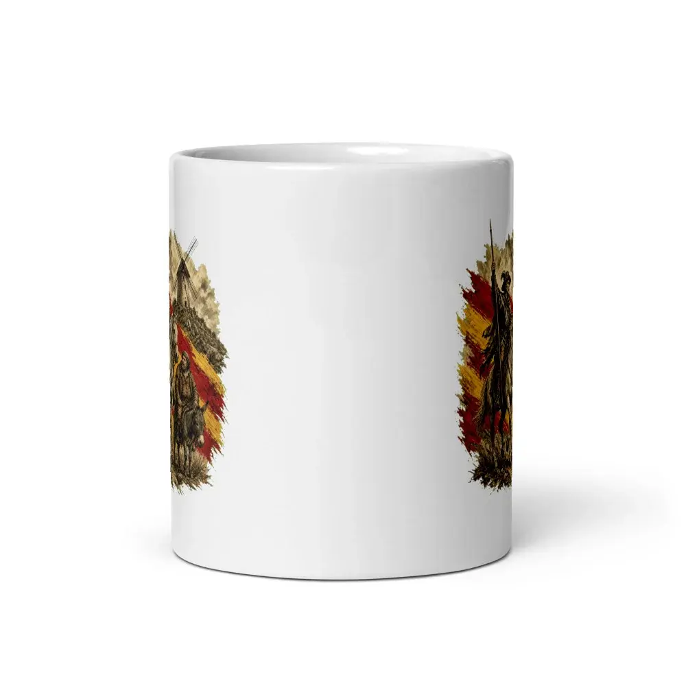 Quijote y Sancho · Arte — Taza — White — Front view