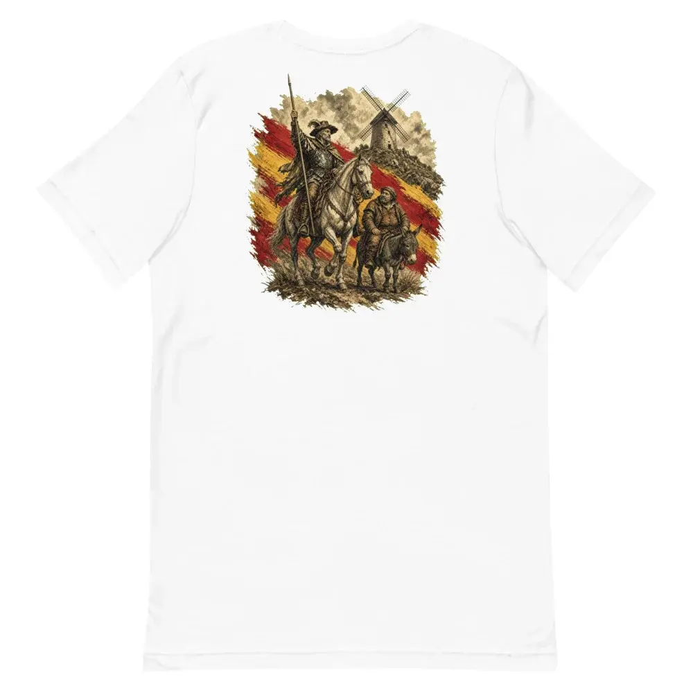 Quijote y Sancho · Doble cara — Camiseta — White — Back