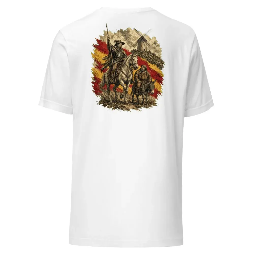 Quijote y Sancho · Doble cara — Camiseta — White