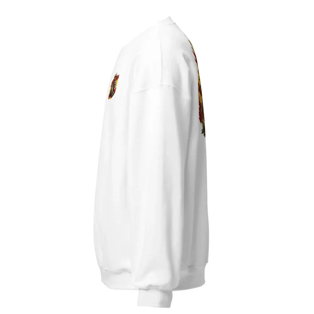 Quijote y Sancho · Doble cara — Sudadera — White — Left