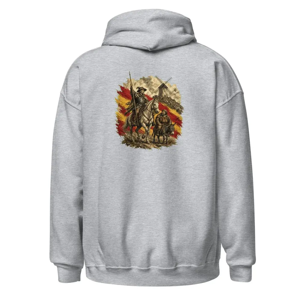 Quijote y Sancho · Doble cara — Sudadera con capucha