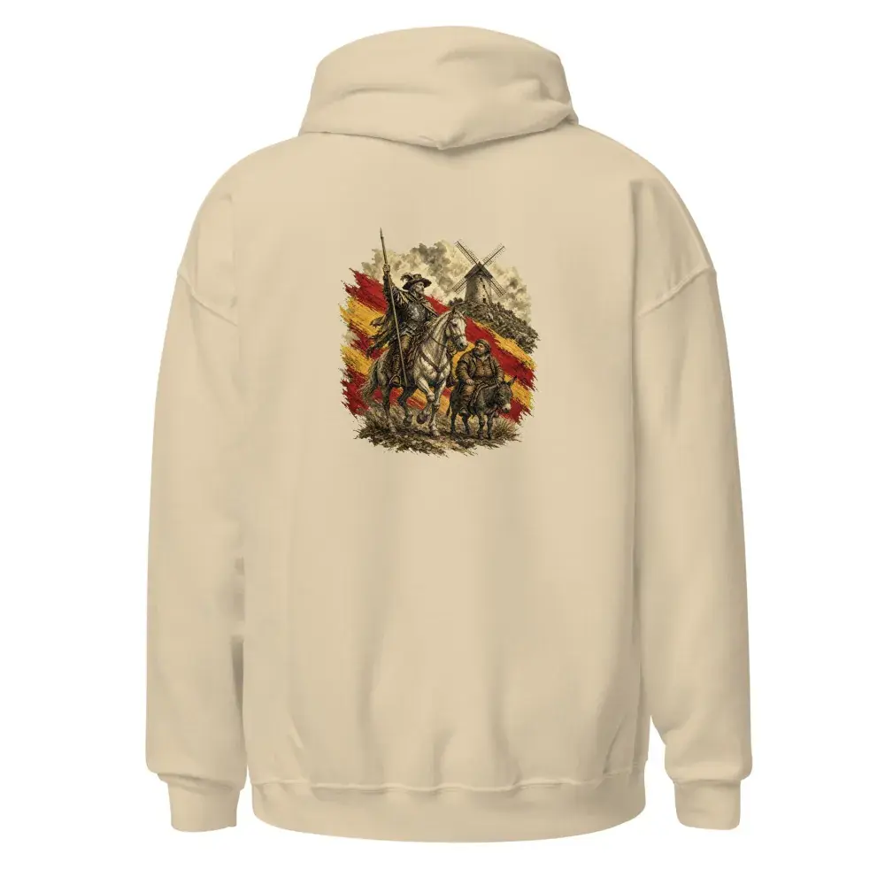 Quijote y Sancho · Doble cara — Sudadera con capucha
