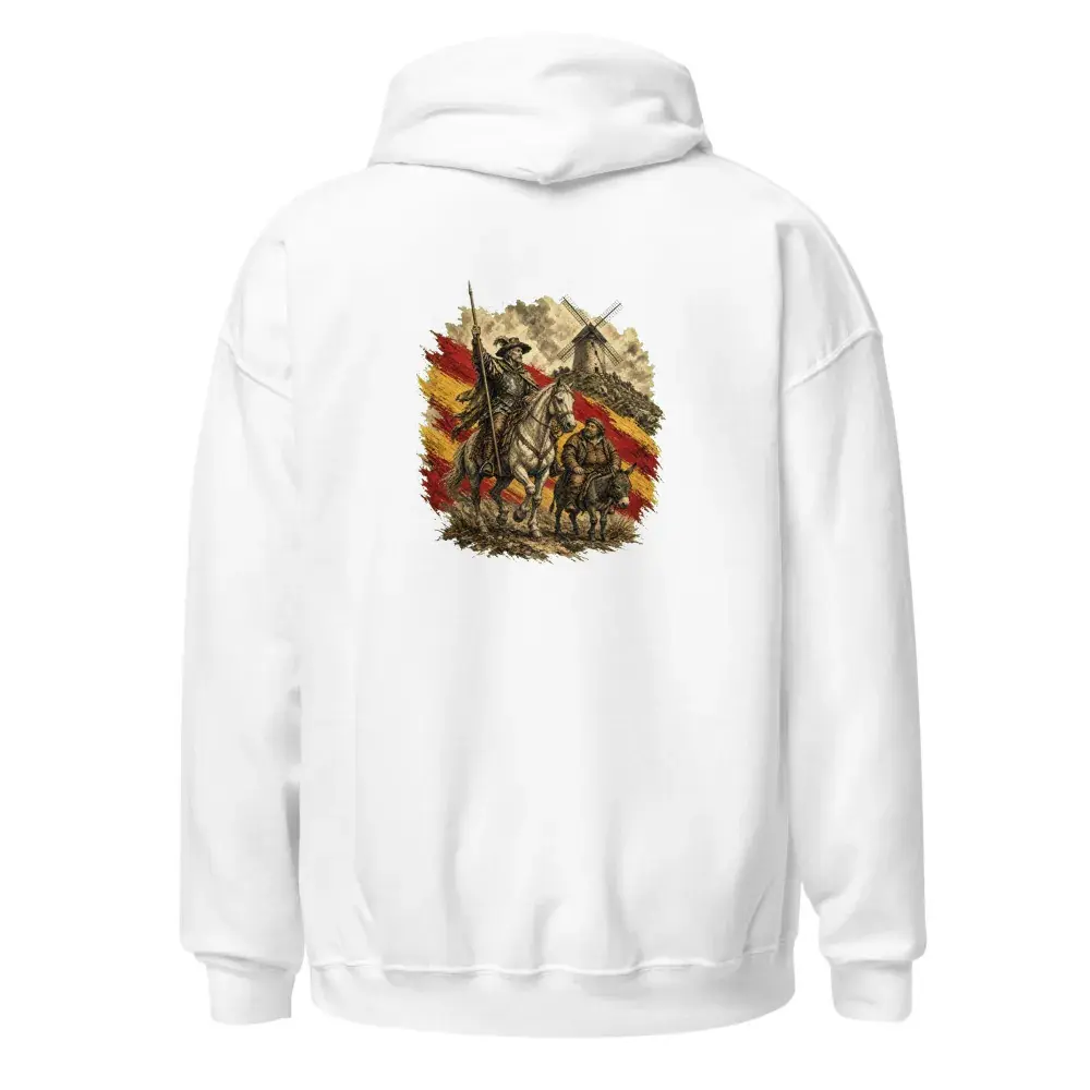 Quijote y Sancho · Doble cara — Sudadera con capucha