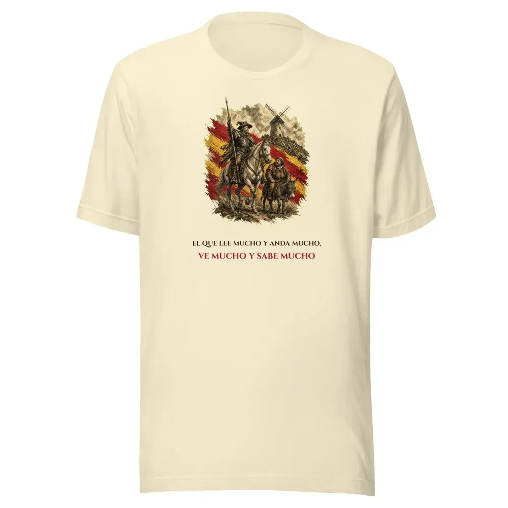 Quijote y Sancho · Frase — Camiseta