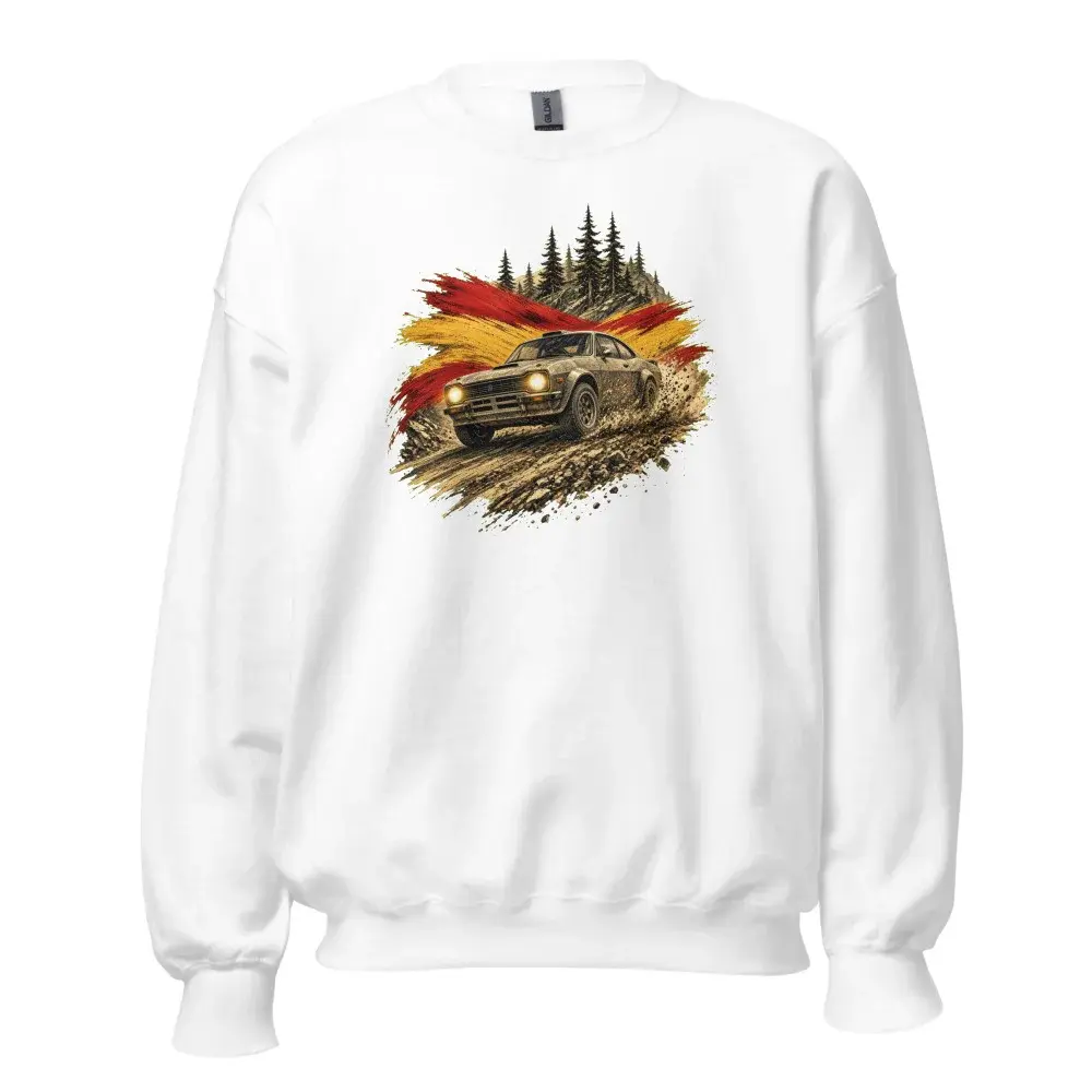 Rally Clásico · Arte — Sudadera — White