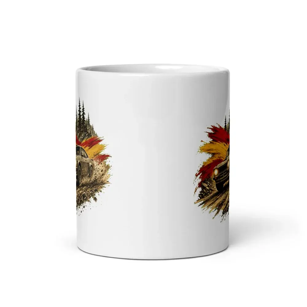 Rally Clásico · Arte — Taza — White — Front view