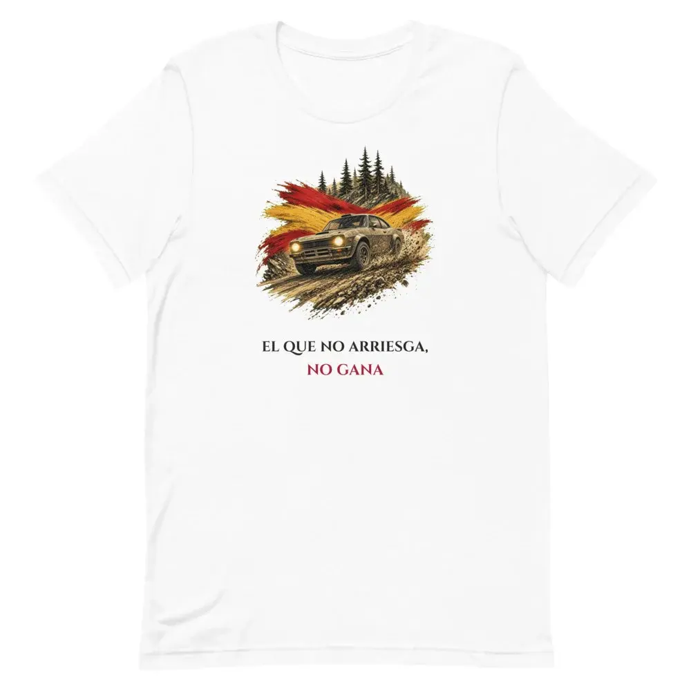 Rally Clásico · Frase — Camiseta — White — Front
