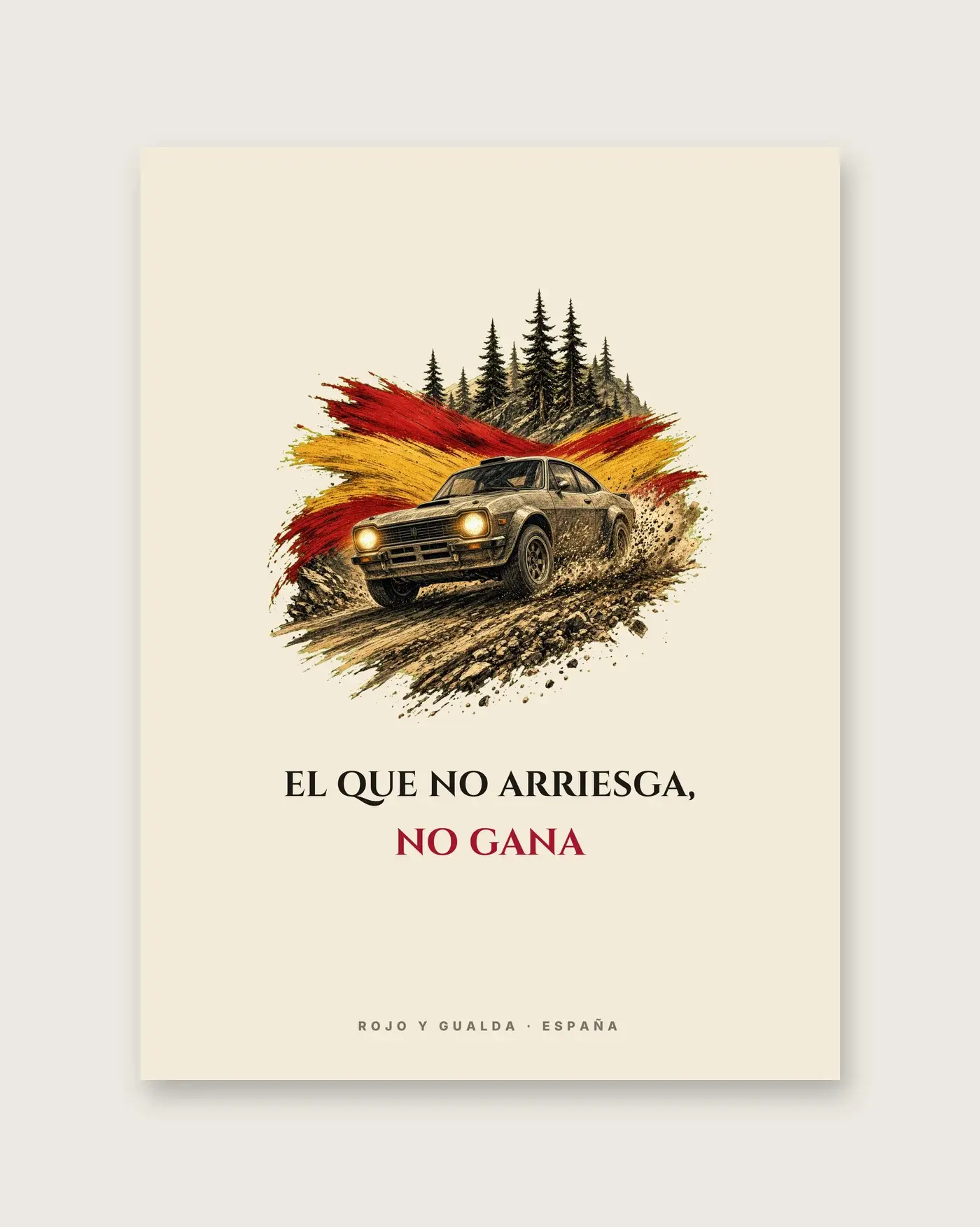 Rally Clásico · Frase — Póster — detalle