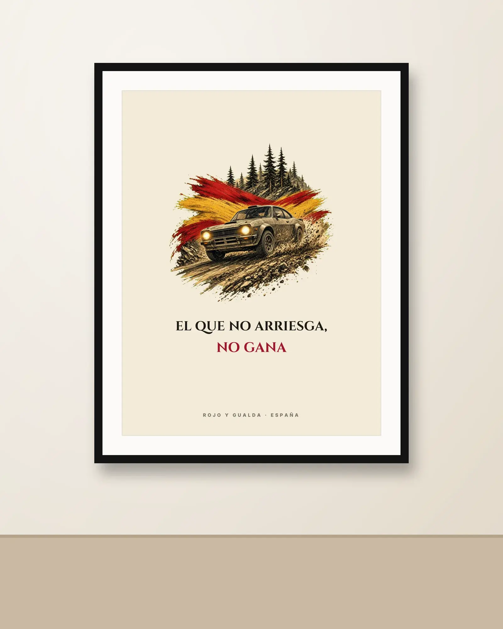 Rally Clásico · Frase — Póster