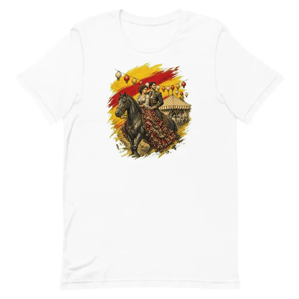 Real de la Feria · Arte — Camiseta — White — Front