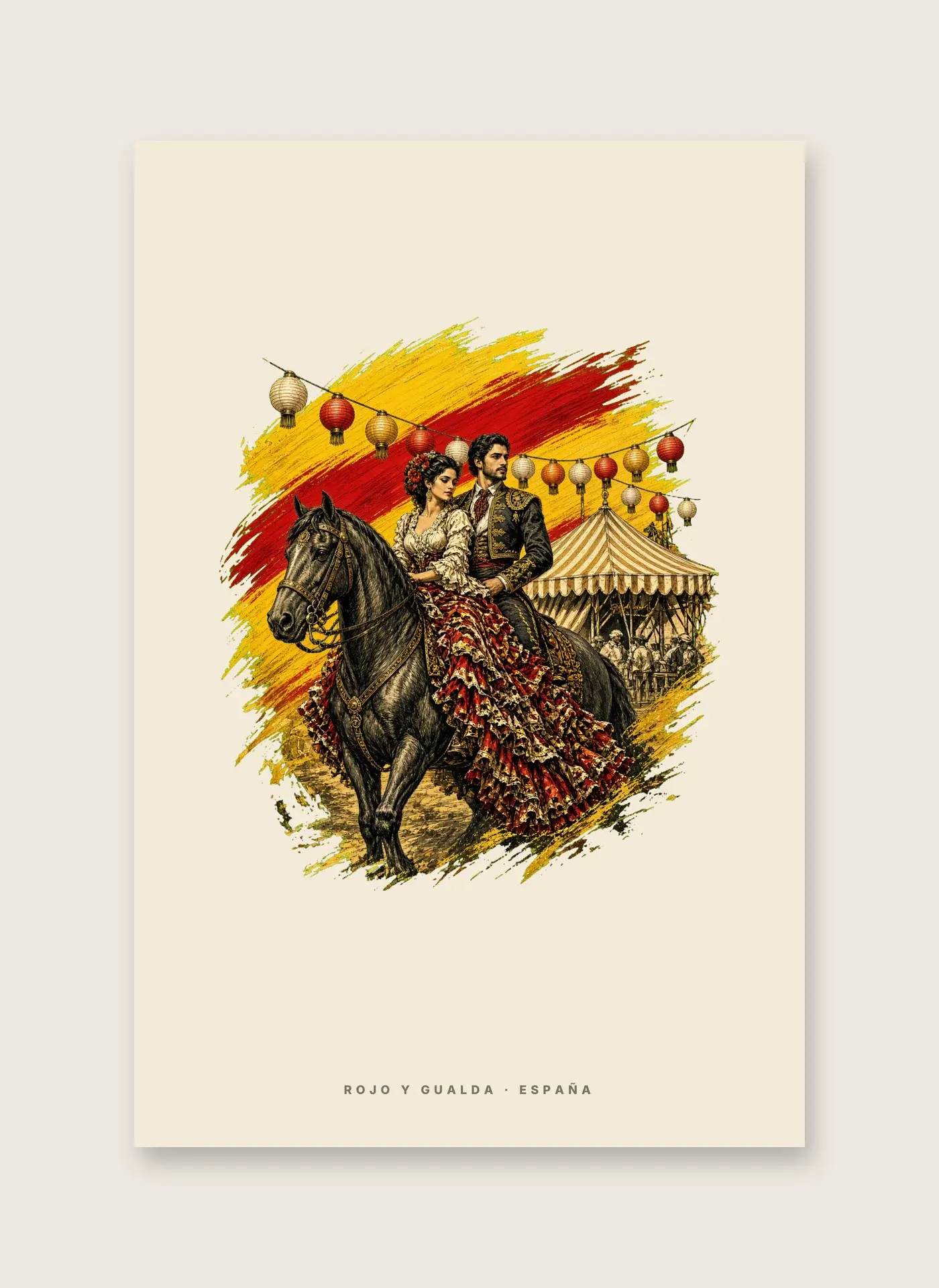 Real de la Feria · Arte — Lámina enmarcada — detalle